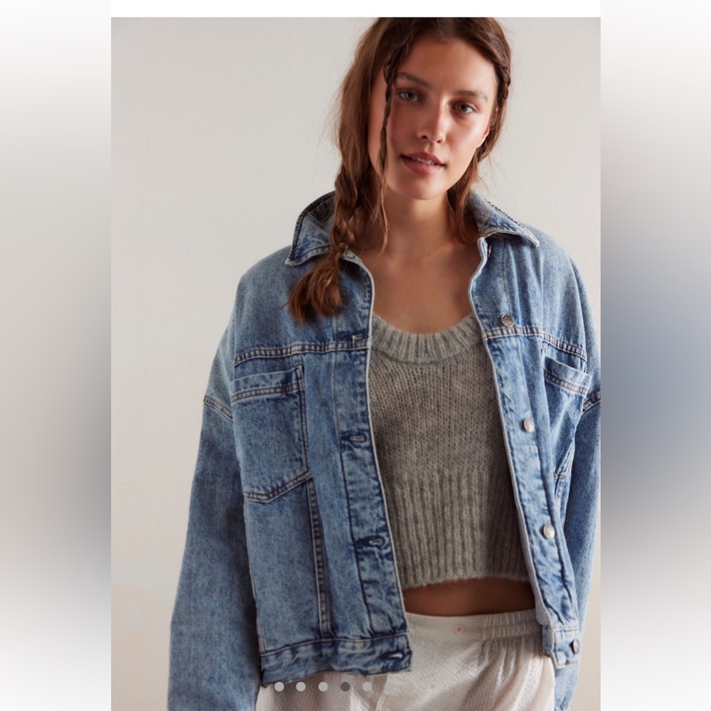 We The Free Opal Swing Denim Jacket